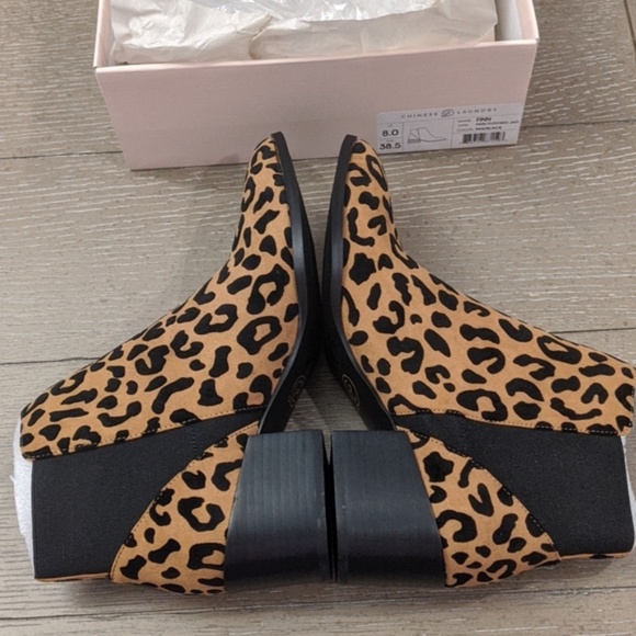 NWB Chinese Laundry Finn Leopard Bootie - Picture 2 of 3